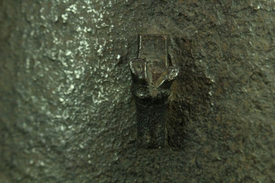 茶道具 富士釜 元禄時代 弥五郎作 大西清右衛門 識(K-A396)