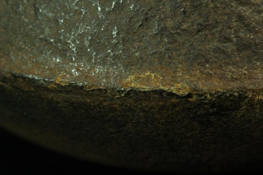 茶道具 富士釜 元禄時代 弥五郎作 大西清右衛門 識(K-A396)