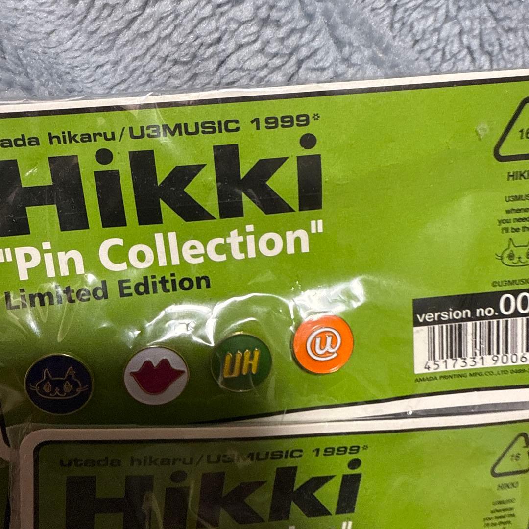 超超希少 新品未開封 宇多田ヒカル Hikkiピンコレクション 4種セット