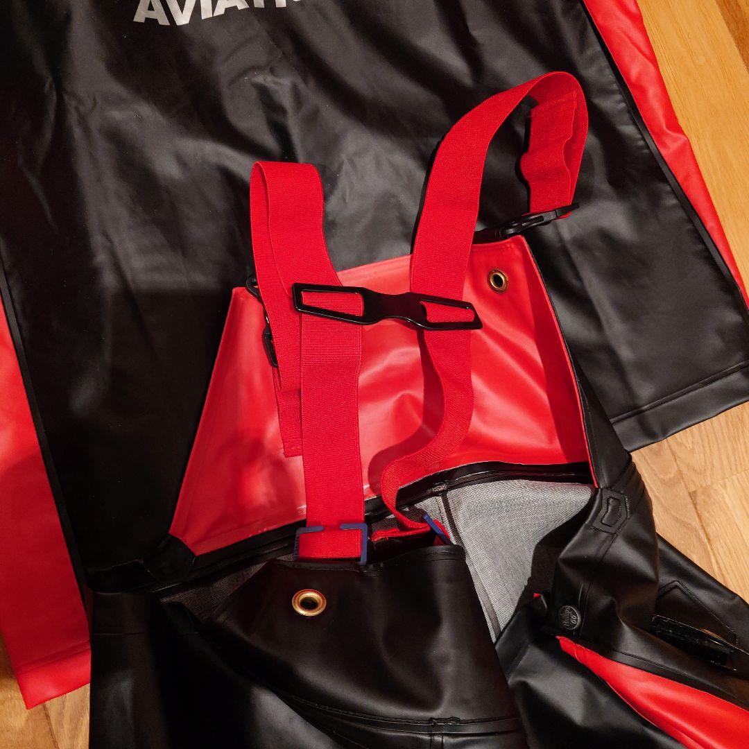 Phillips 66 　レインウェア 黒/赤