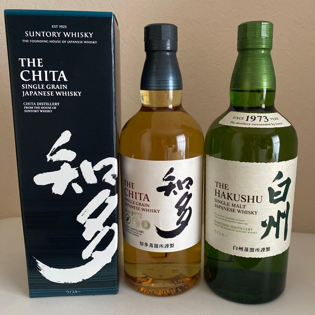 サントリーSUNTORY◆白州◆知多◆シングルモルトウイスキー新品