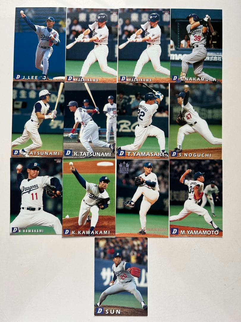 プロ野球チップスカード1998〜2000 セリーグ版