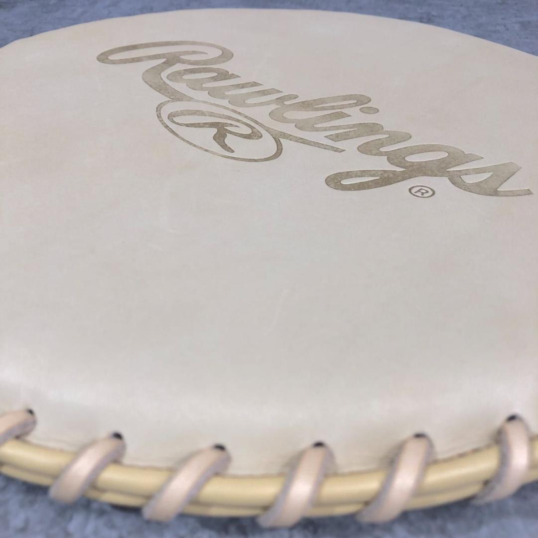 未使用 本革 Rawlings ローリングス グラブ 叩き台 野球 グローブ用