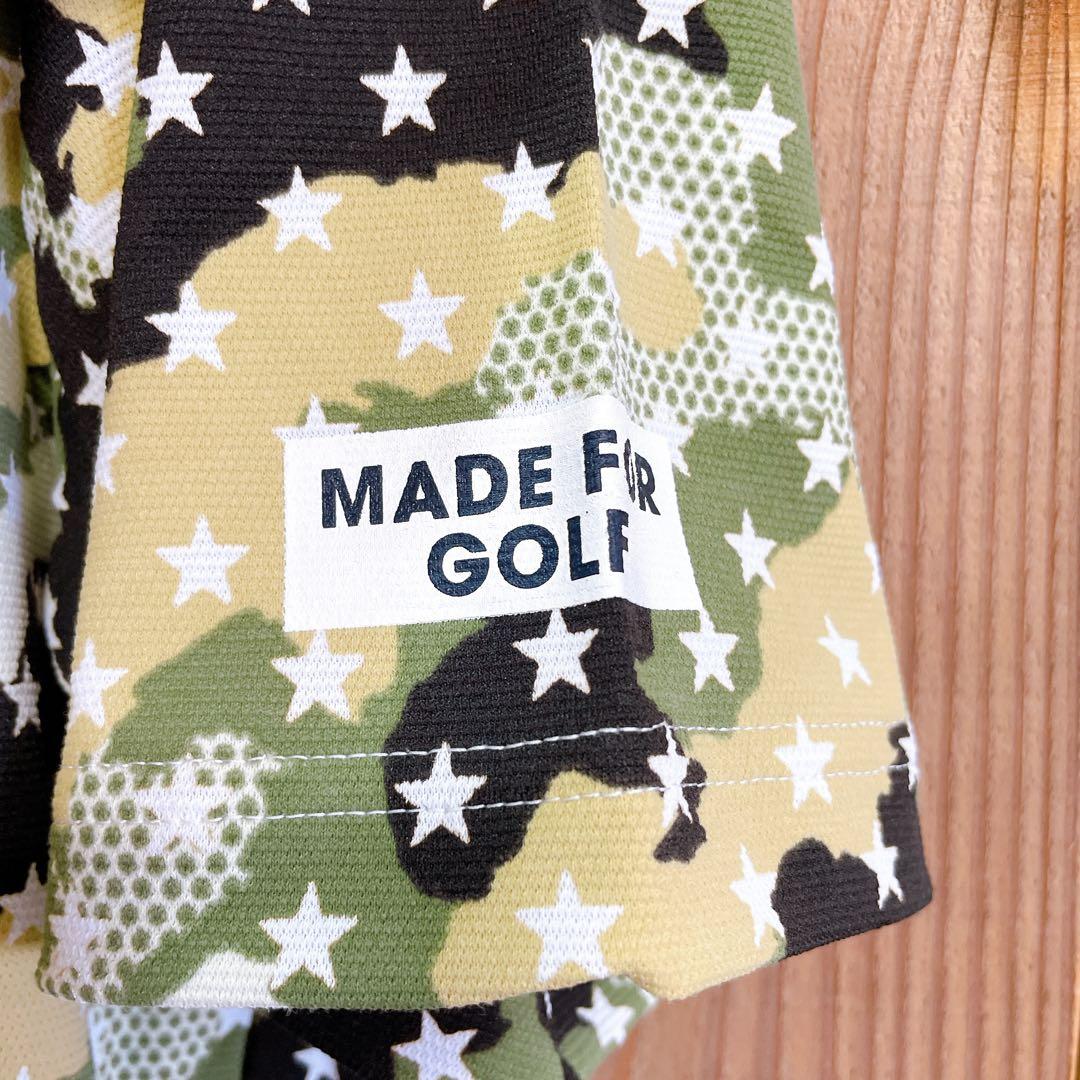 PEARLYGATES パーリーゲイツ カモフラ 星柄 総柄 半袖 モックネック