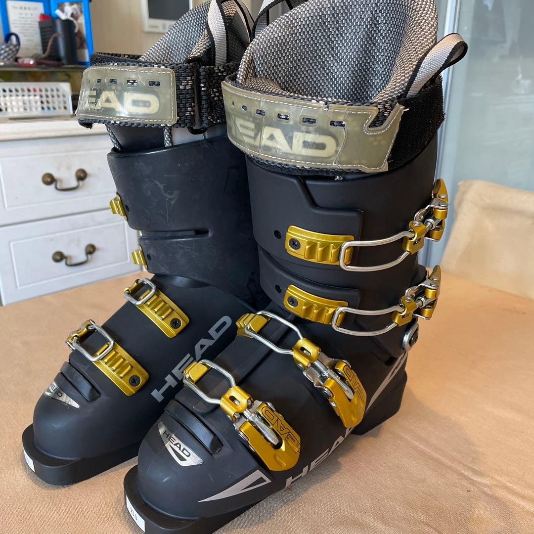 HEAD RDスキーブーツ ブラック/ゴールド 23cm