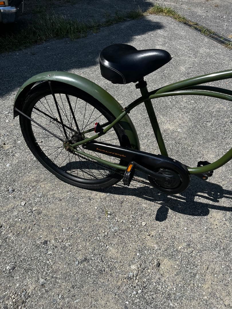 レインボー　カーキ　ビーチクルーザー 自転車　26インチ　Rainbow