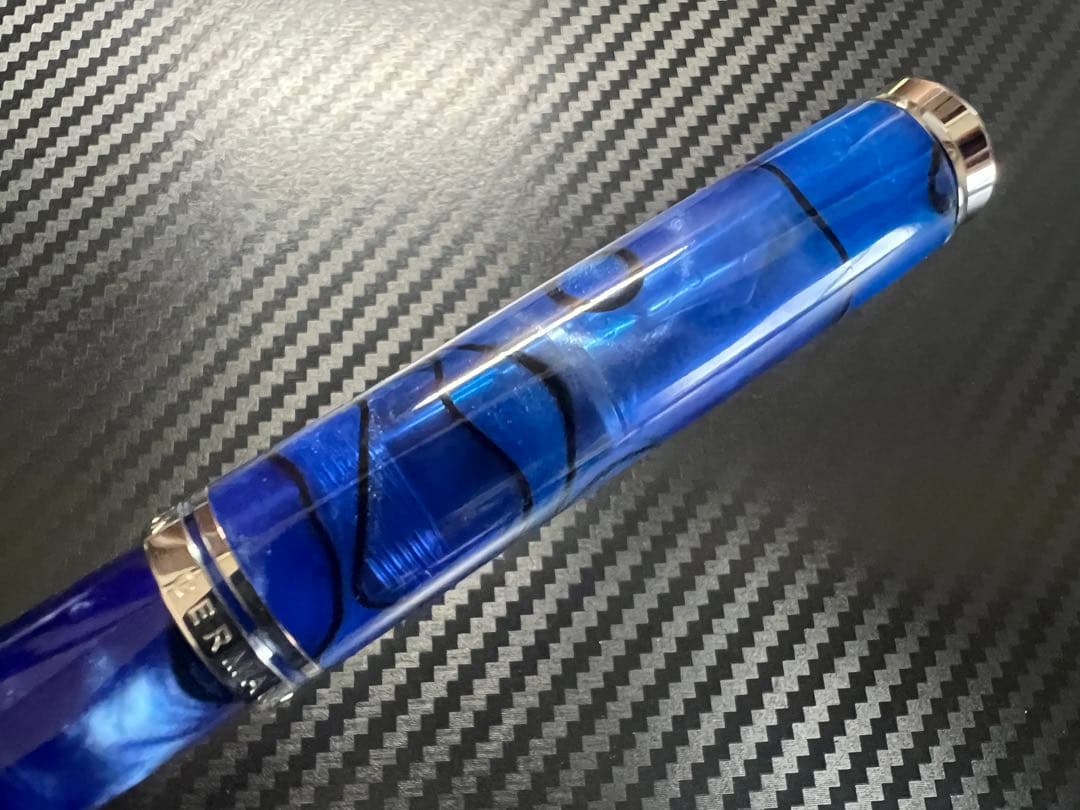 ペリカン 未使用品 M805 ブルーデューン EF 万年筆