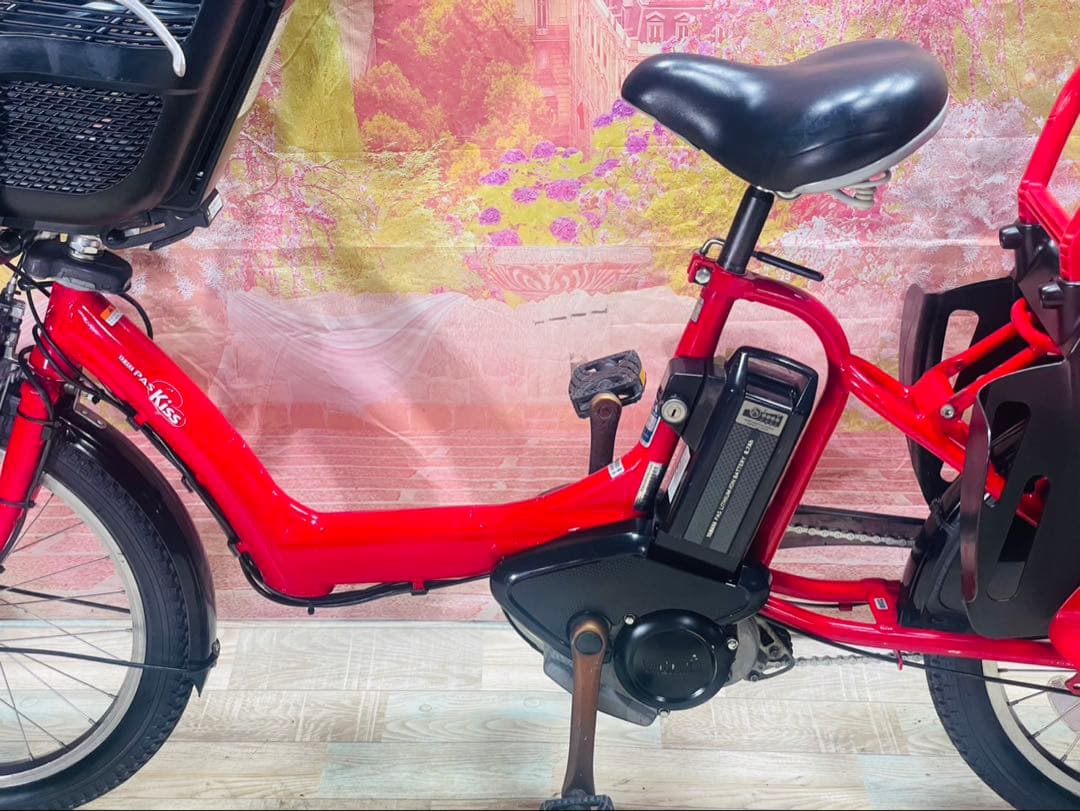 ZK3358 電動自転車 ヤマハ パスキス 子供乗せ 20インチ 送料無料