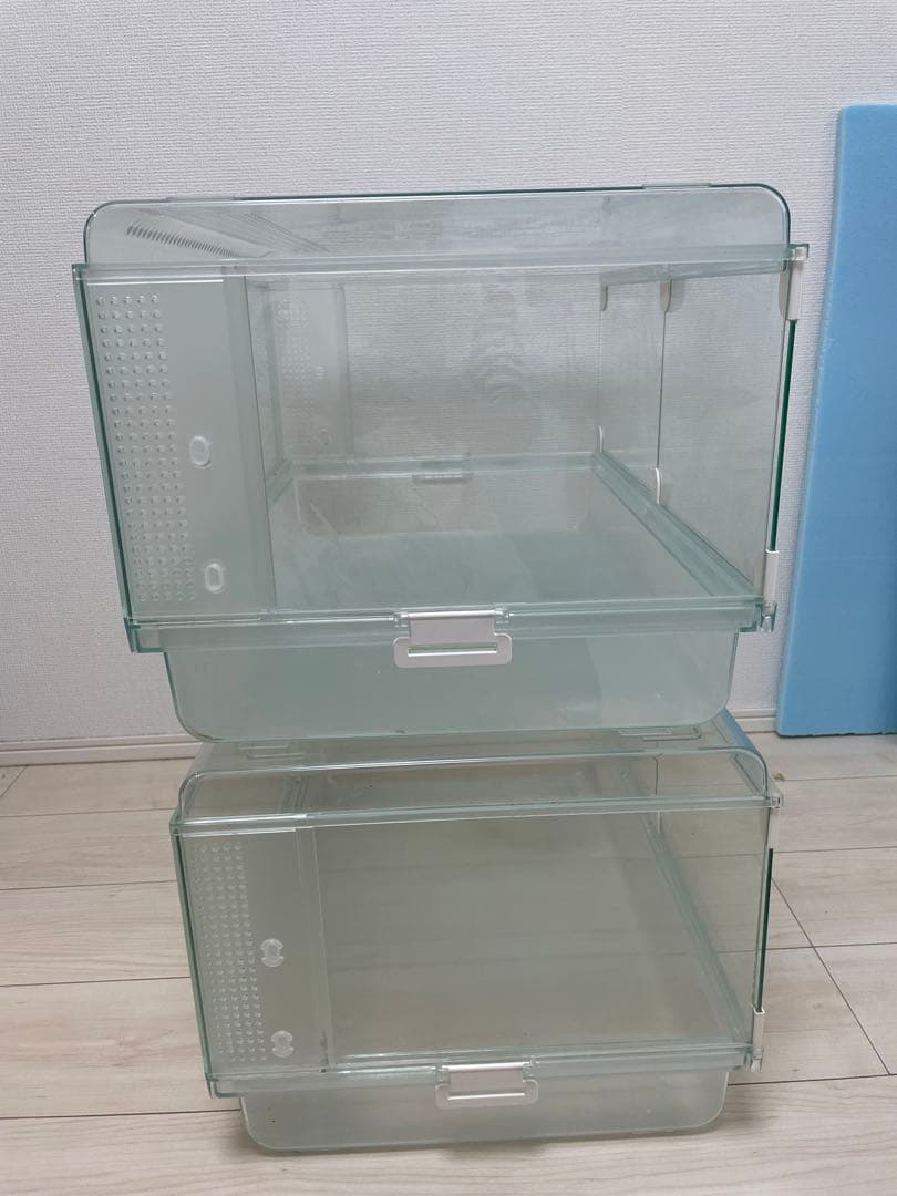 GEX グラスハーモニー600 2個セット　ハムスターケージ