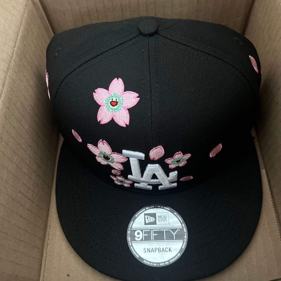 正規品ドジャースNEW ERA 村上隆 MLB 東京シリーズ 黒CAP