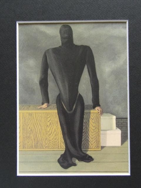 ルネ・マグリット、女盗賊、希少な画集より、新品高級額