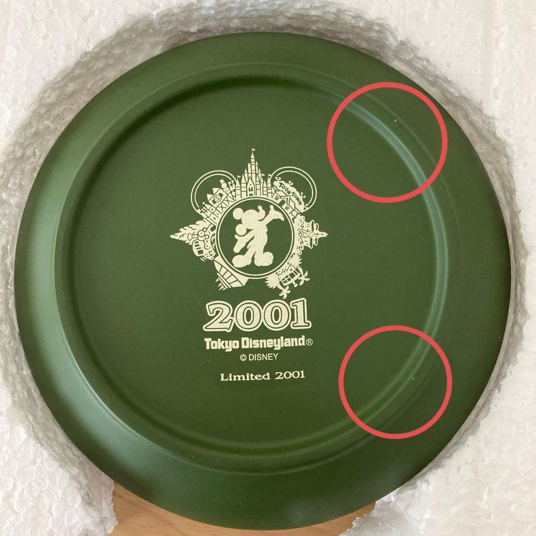 未使用　東京ディズニーランド ミッキーマウス プレート 絵皿　2001 レア
