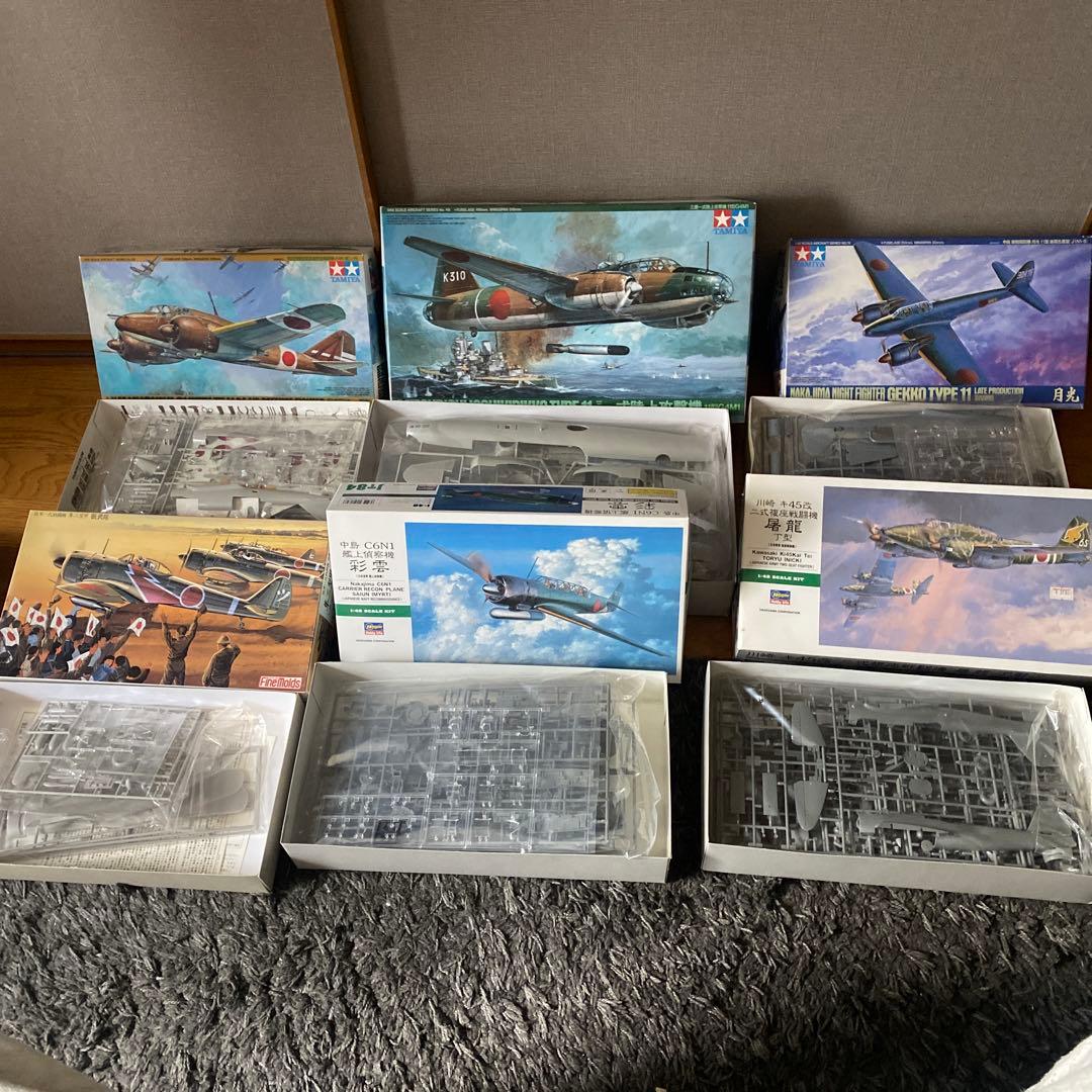 今週だけ値下げタミヤ ハセガワ大日本帝国機九機セット　1/48