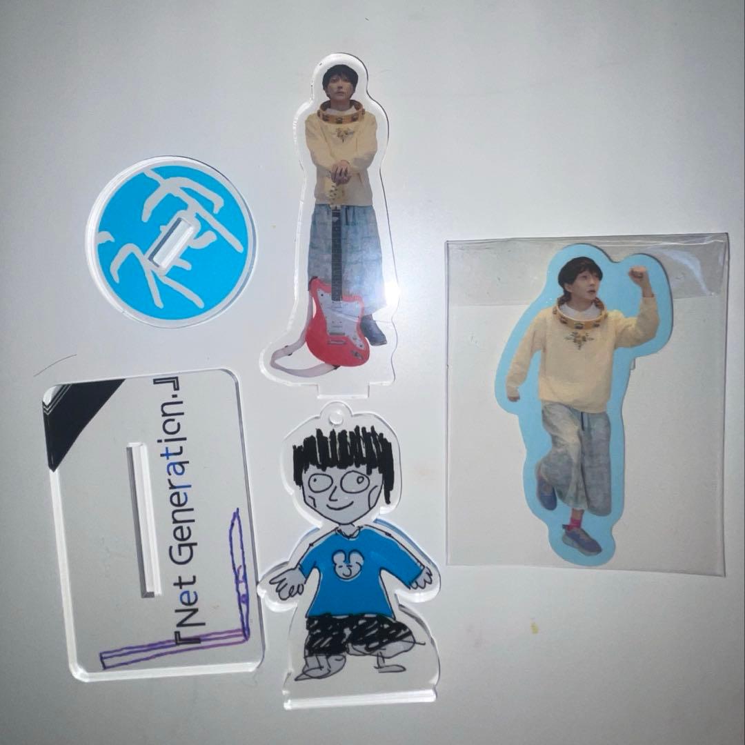 神聖かまってちゃん　の子　の子さんアクリルスタンド　シール　NGフェス