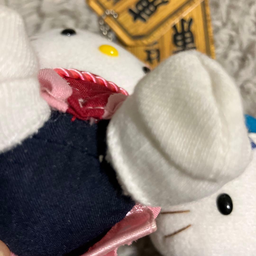 ご当地キティ　ぬいぐるみキーホルダー