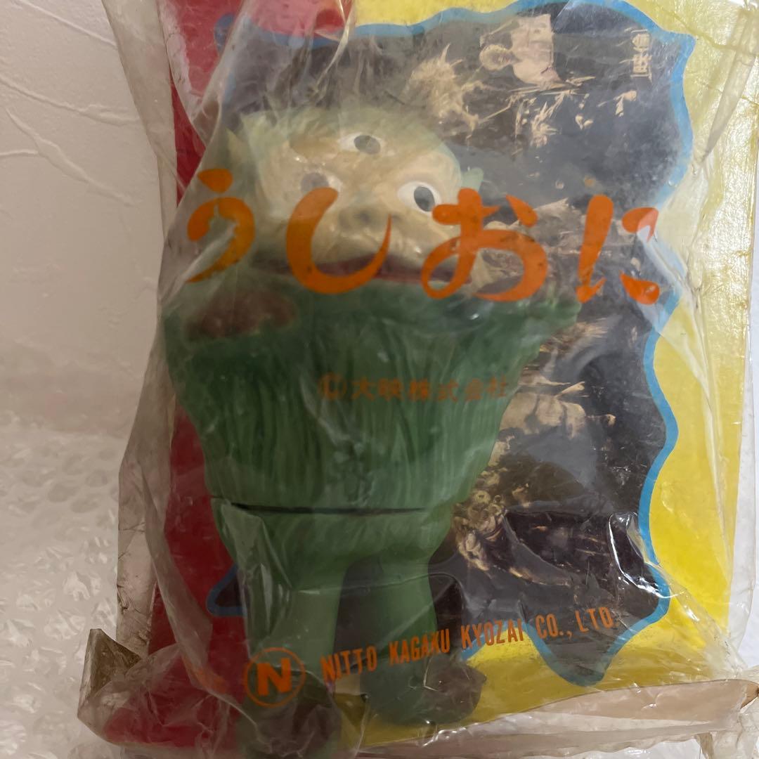 ⚠️デッドストック　妖怪百物語　うしおに　ソフビ　大映映画　当時物