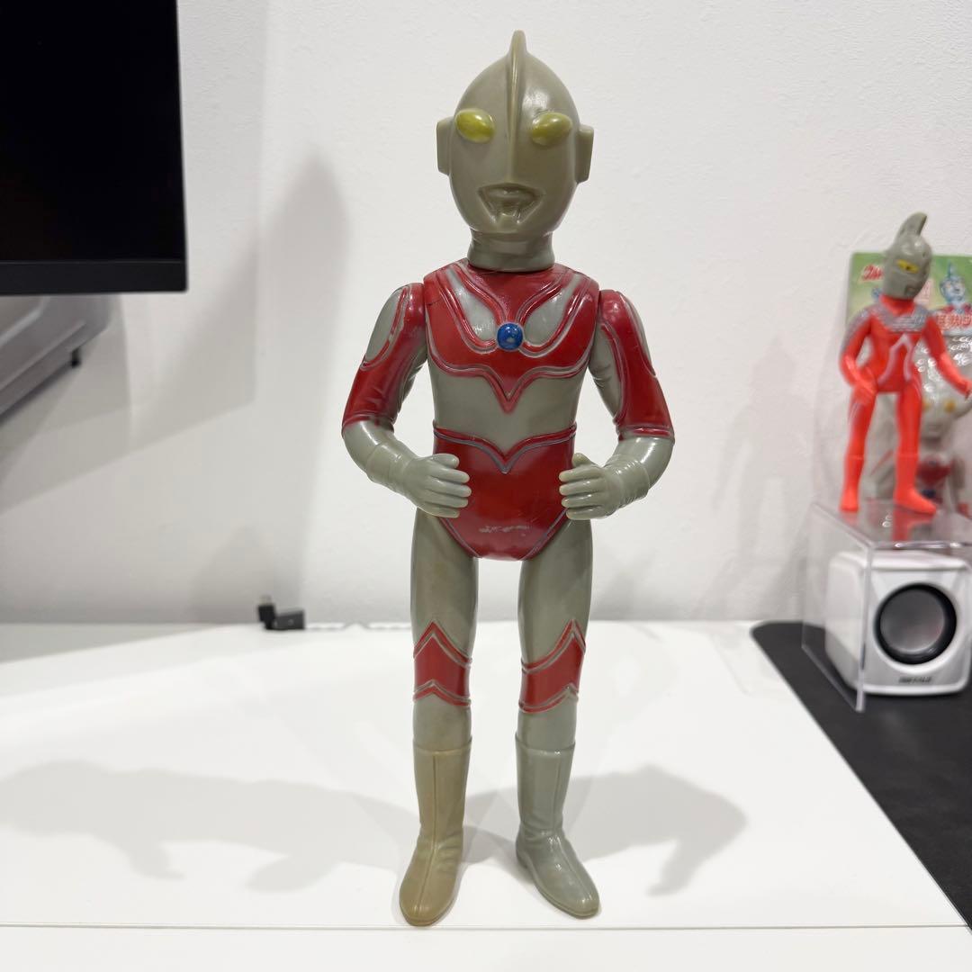 帰ってきたウルトラマン 大サイズ ソフビ ブルマァク 当時物