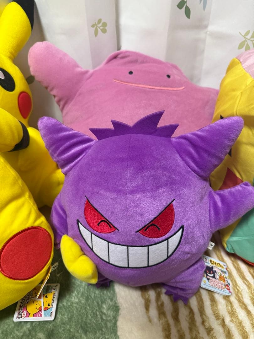 ポケモン ぬいぐるみセット　ピカチュウ ゲンガー　メタモン