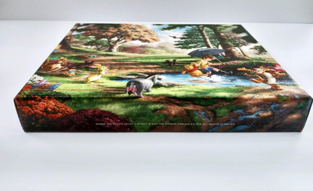 ■新品■ディズニーアート　トーマスキンケード　キャンバスジークレ　くまのプーさん