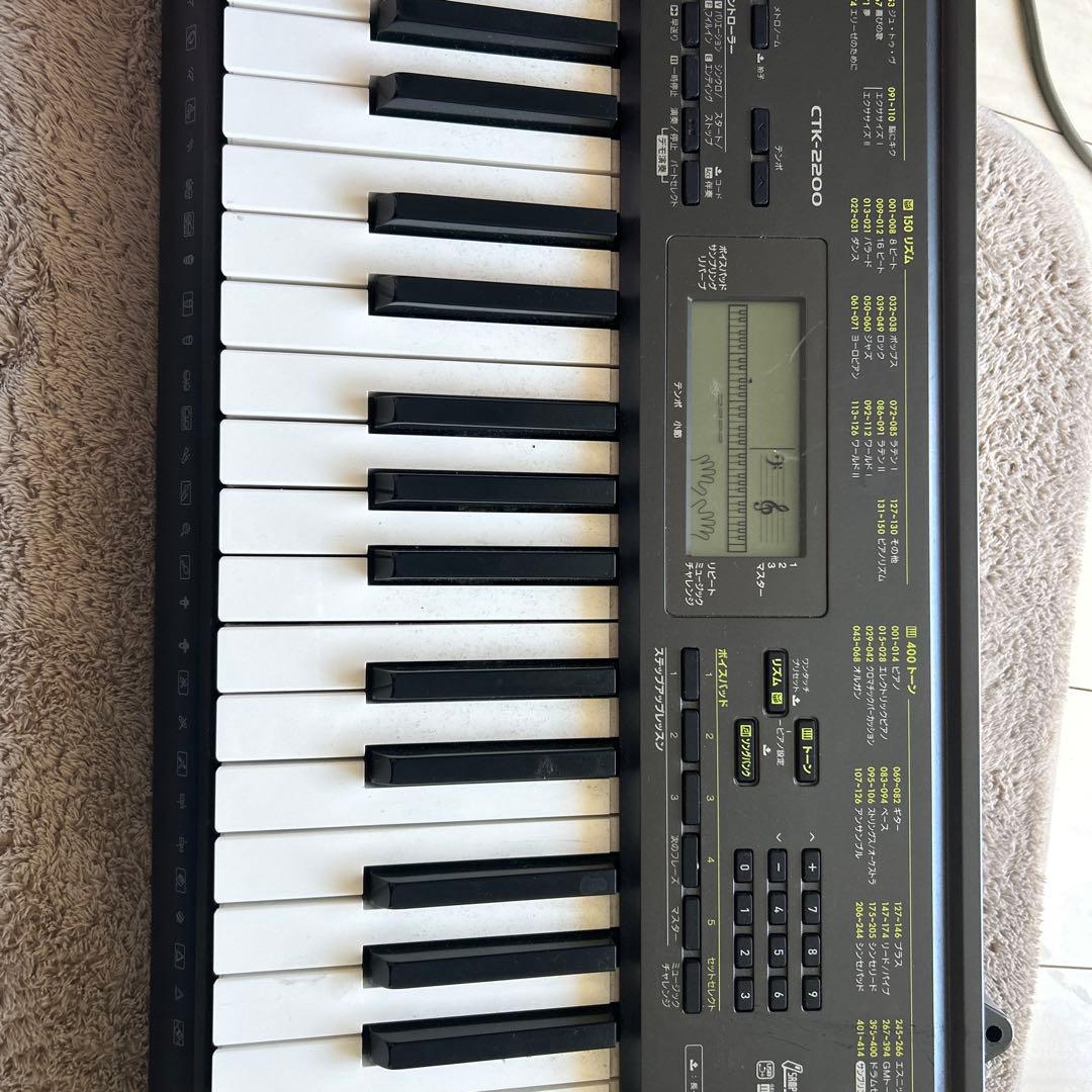 CASIO CTK-2200 電子キーボード 本体のみ 音出し確認済み