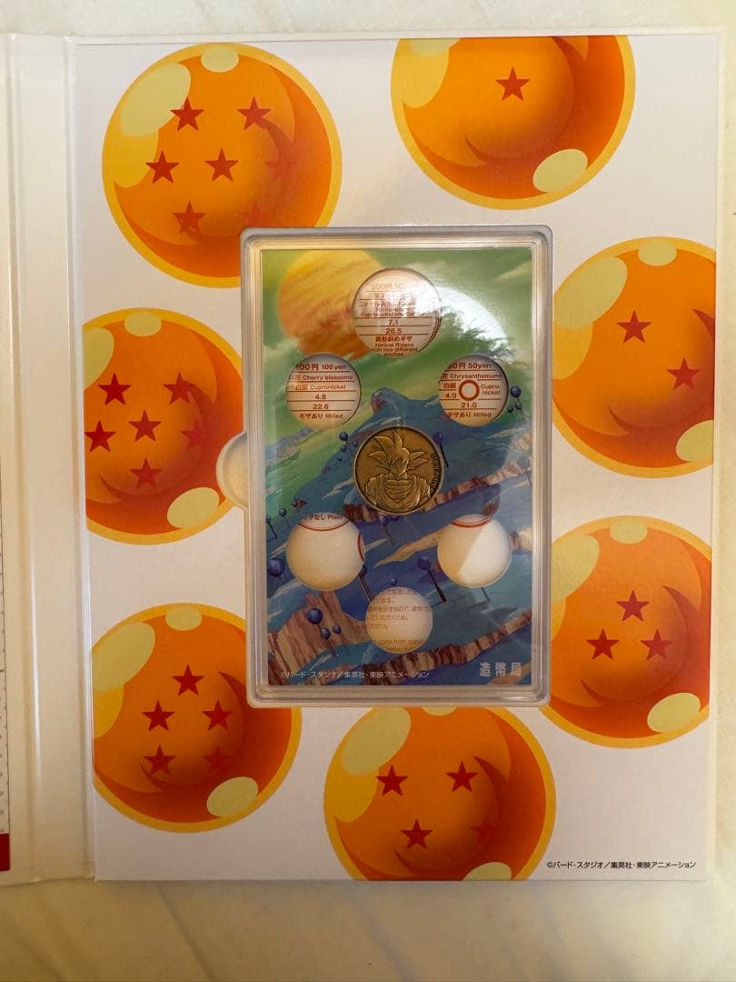 ドラゴンボール40周年記念 貨幣セット（硬貨抜き）