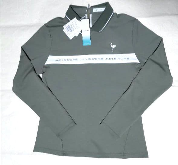 【新品】ジュンアンドロペ　ベアスムース 衿付きプルオーバー