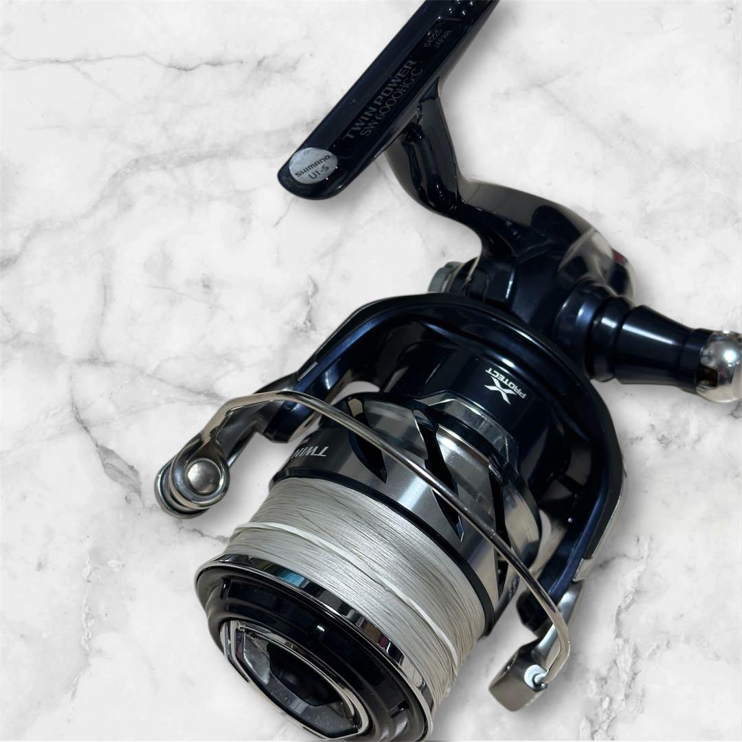 シマノ ツインパワー SW6000HG ライン付き（フルドラグ3号300m）