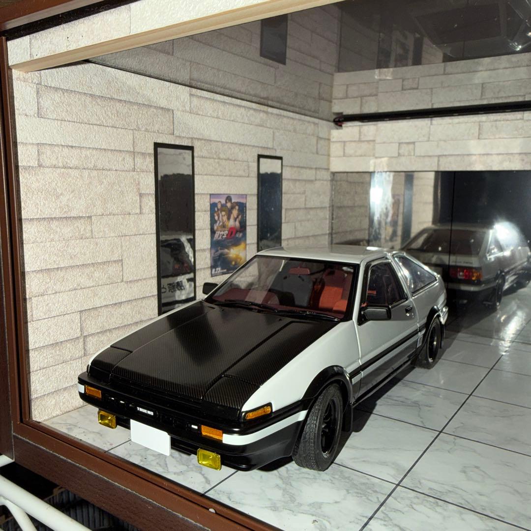 オートアート AE86 1/18　頭文字D