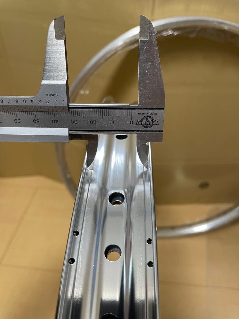 Grown アルミリム ポリッシュ27.5 内幅35mm 2本組