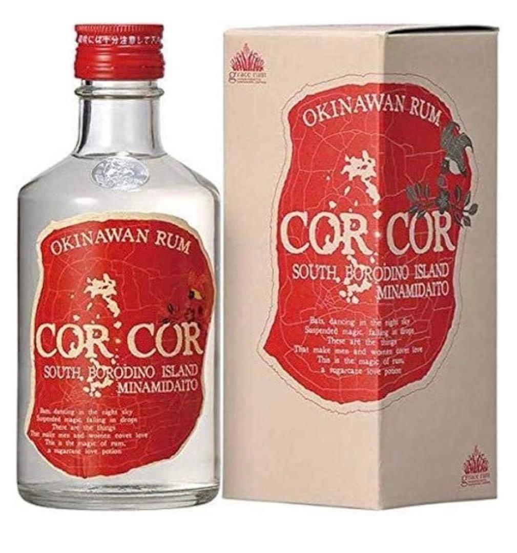 ★新品未開封★ 沖縄産 ラム酒 CORCOR・300mlセット × 4箱