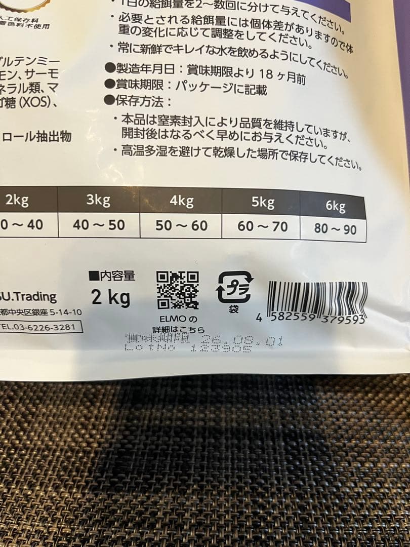 ELMO インドアキャットフード 2kg ✖️4袋