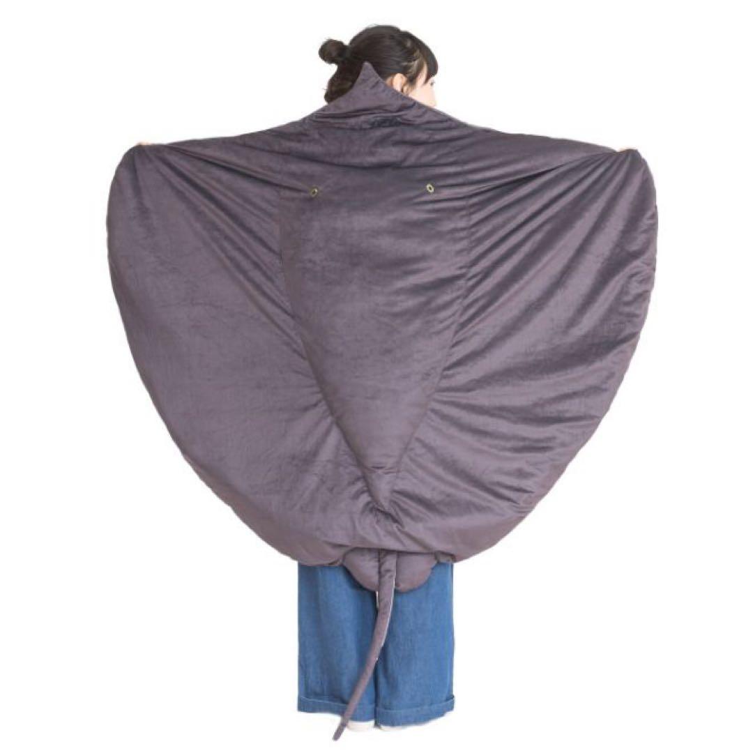 新品 世界最大の淡水エイ ヒマンチュラ・チャオプラヤの ぬいぐるみブランケット