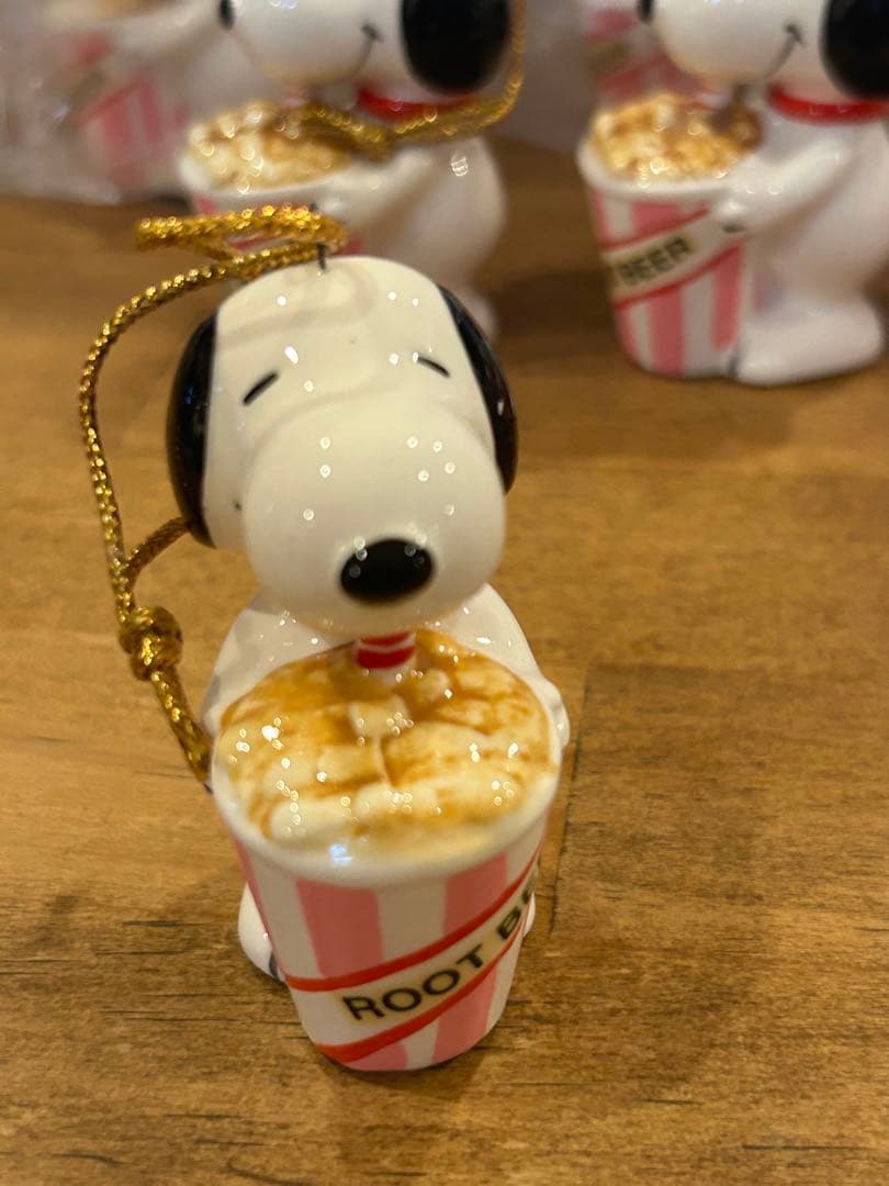 希少　当時物　15体スヌーピールートビア　オーナメント　ジャンクフードシリーズ