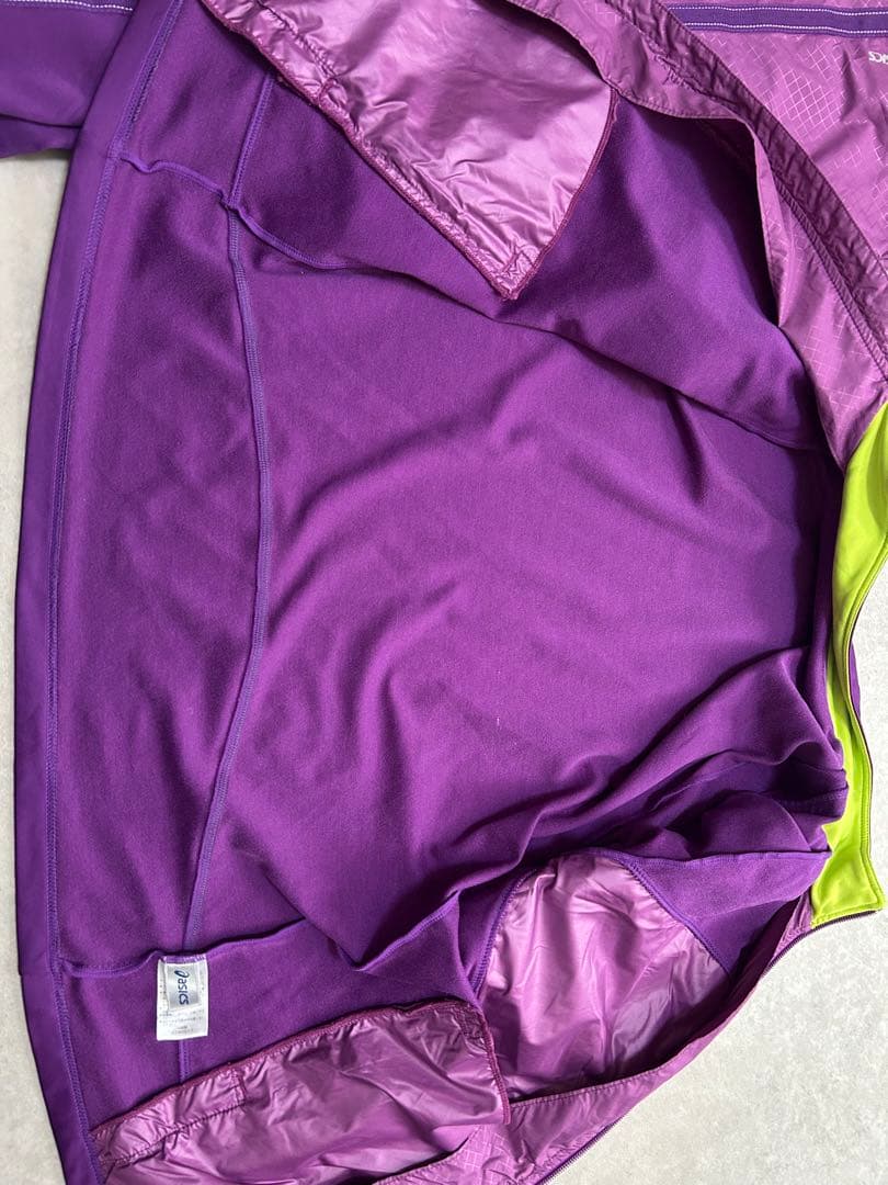 セットアップ ASICS ジャケット パンツ 裏起毛 上下 モーションサーモ L