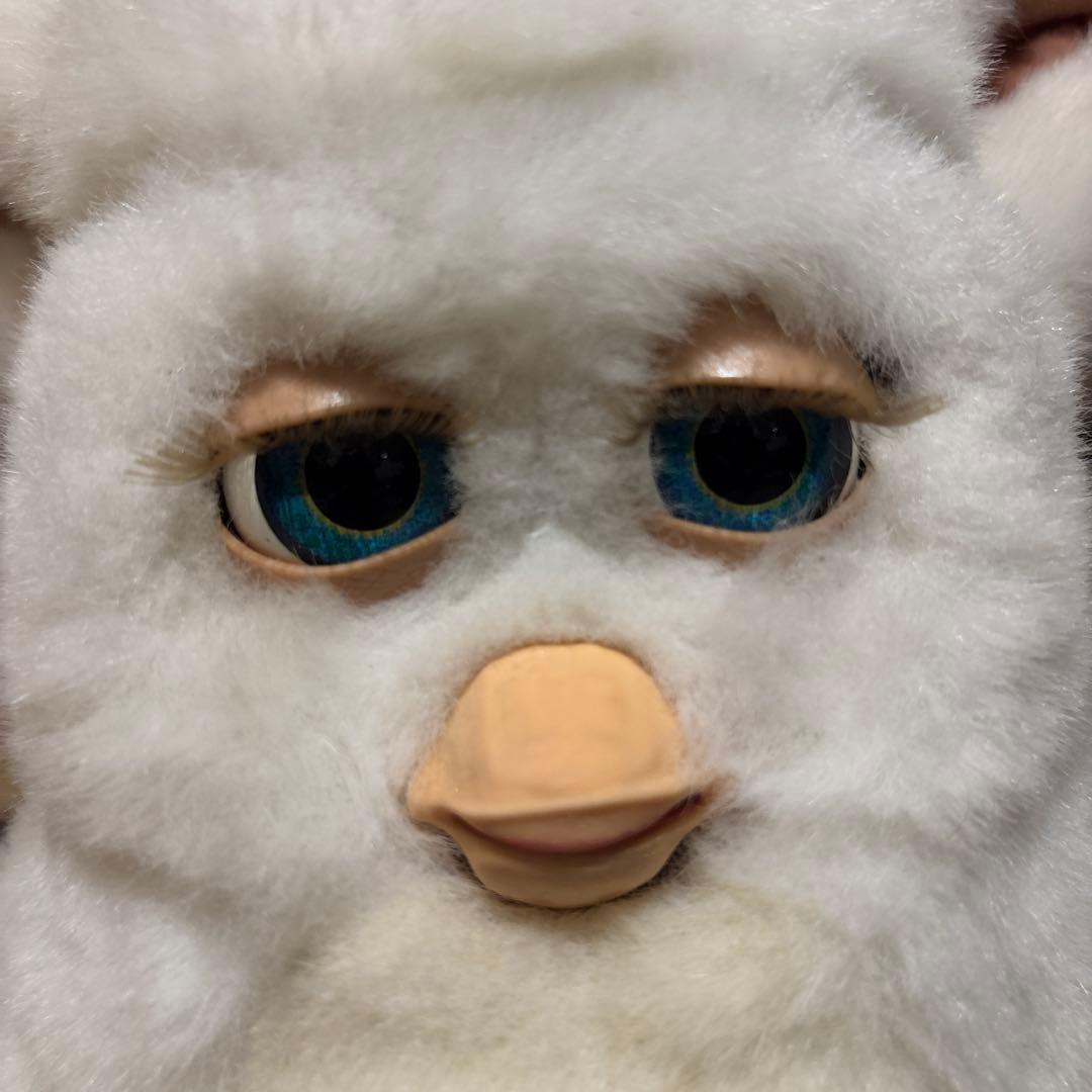 ニ*ン様 ファービー2 スノーボール 青目　英語　動作未確認　ホワイト×ブルー