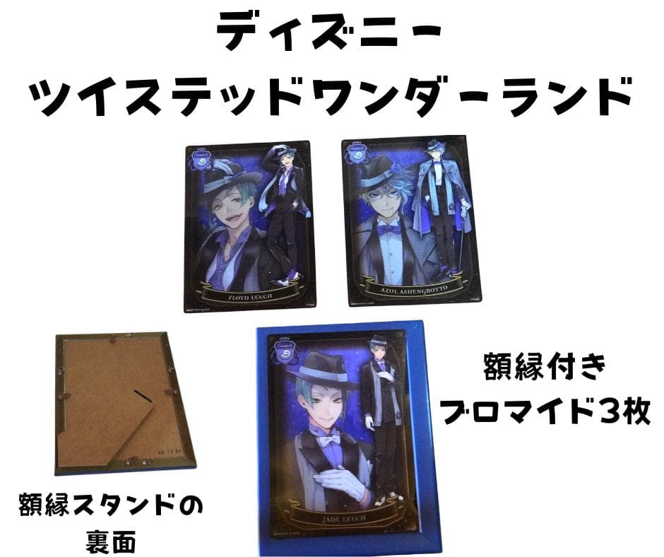 ツイステッドワンダーランド　ブロマイド、マスコット、キーホルダーセット