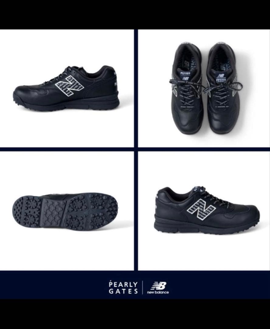 パーリーゲイツｘニューバランスコラボシューズ　新品未使用　23.5㎝