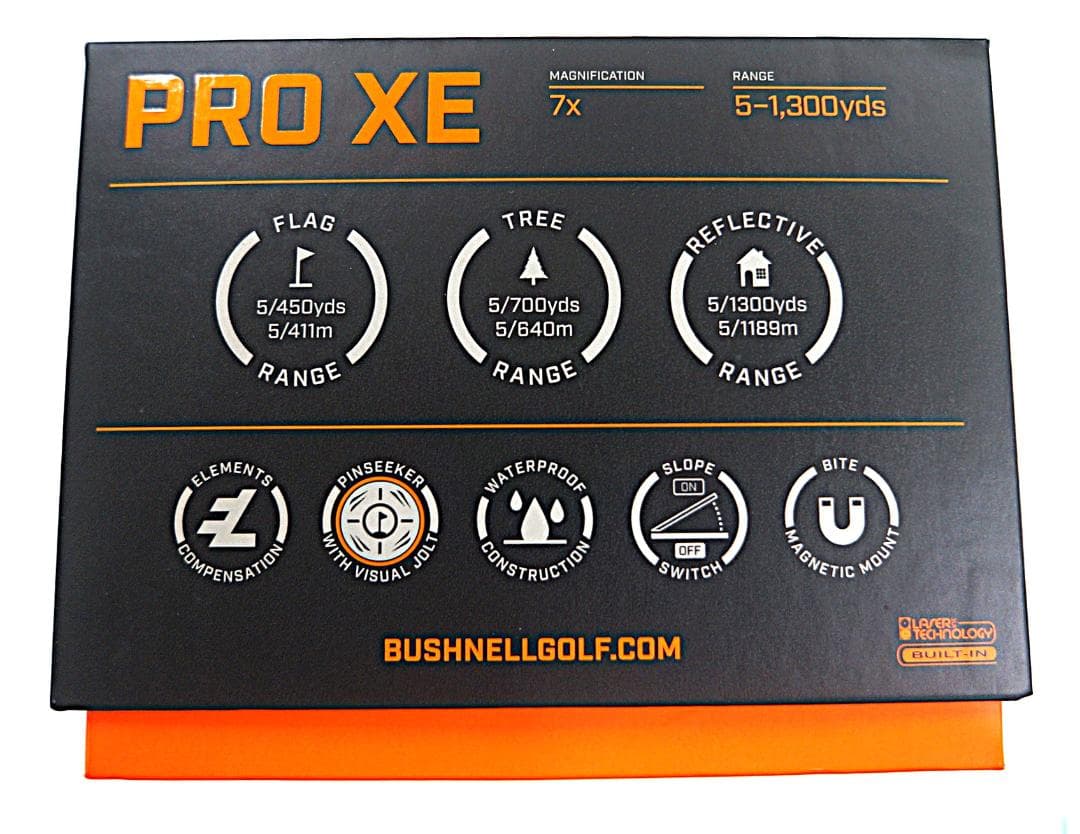 0050　ゴルフ　距離計　計測　ブッシュネル　Bushnell PRO XE