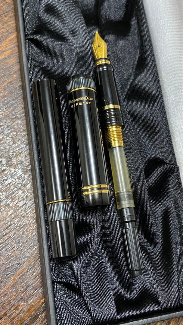KawecoDia万年筆 黒Germany箱あり