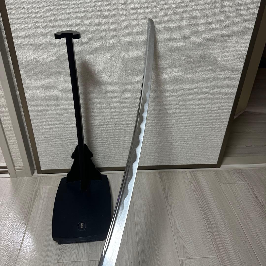 模造刀 長刀 金属製　鍔　武具コレクション　一点もの　武士　侍　コスプレ 小道具