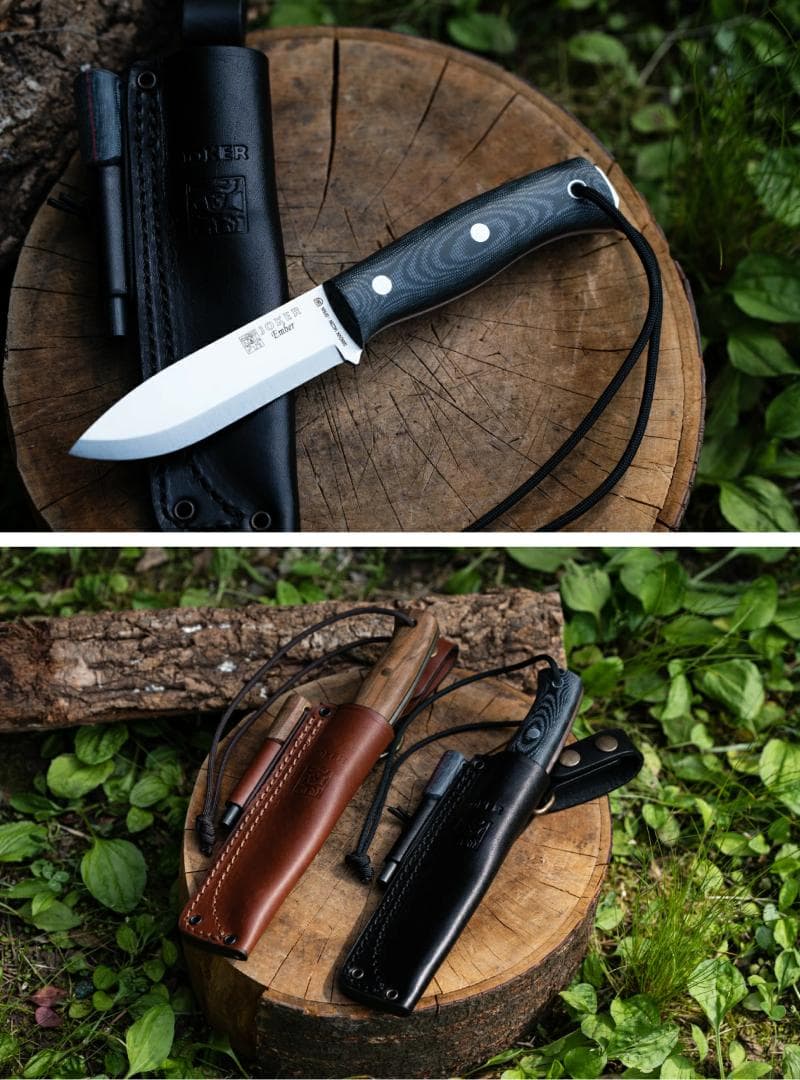 ジョーカー エンバー スカンジエッジ ブッシュクラフトナイフ