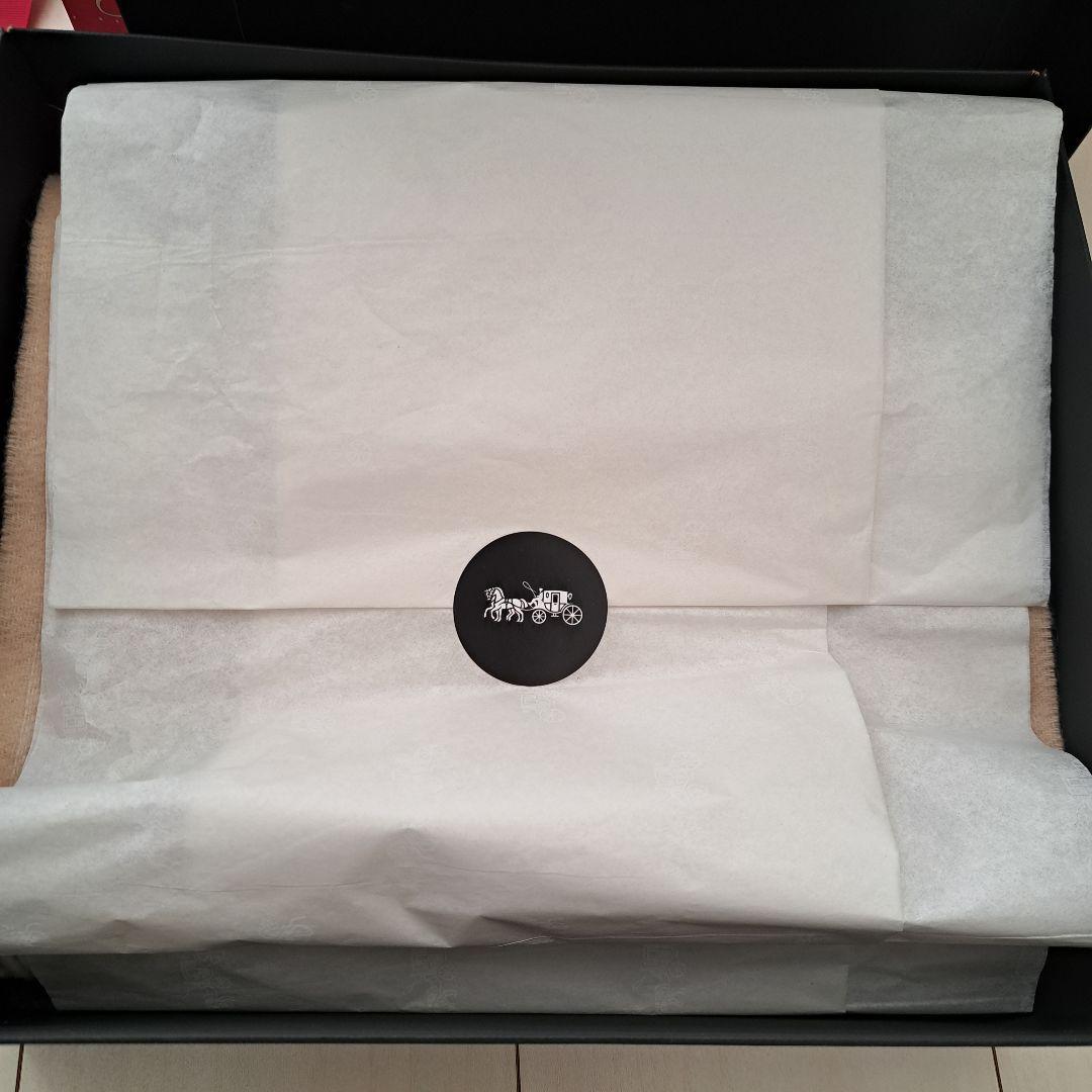 【新品未使用】COACH カシミヤマフラー 品番 CB692 CHK ONE