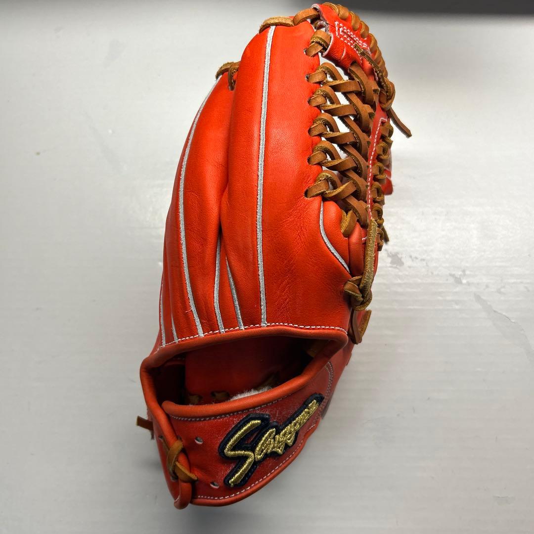 久保田スラッガー 硬式グローブ 内野手 KSG-T1 Fオレンジ鳥谷選手モデル