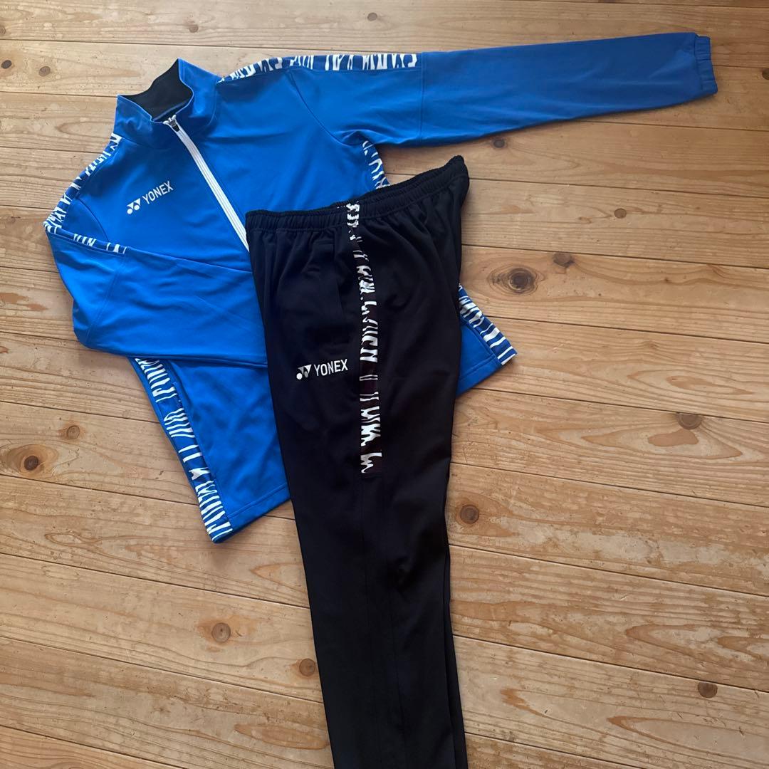 未使用 YONEX ジャージセット 青 黒