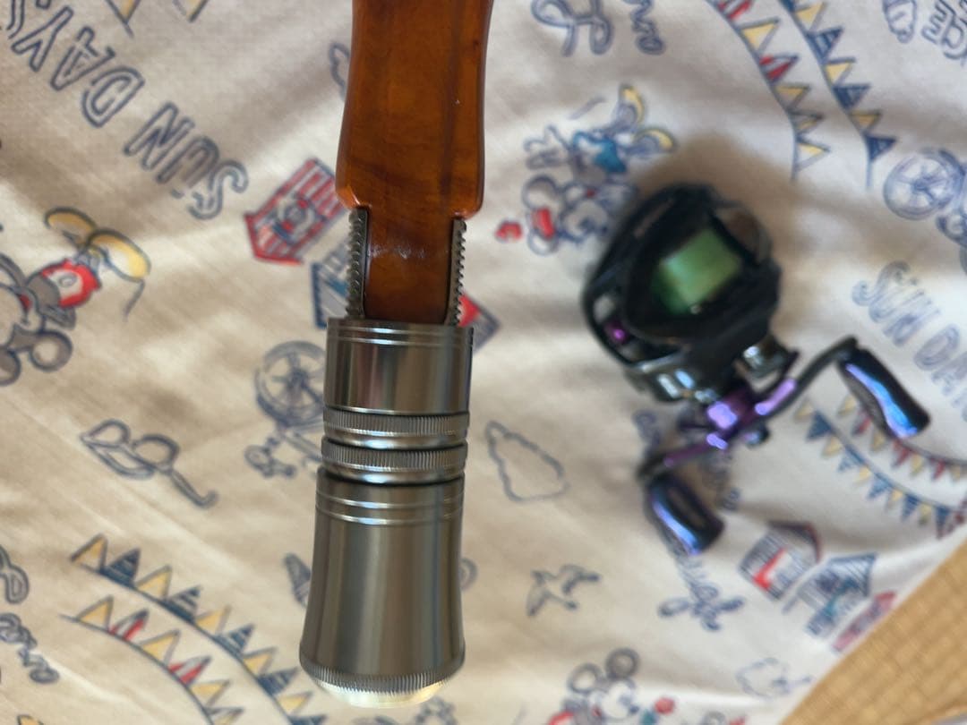 渓流ルアーセット　アブガルシアズームサファリ464Lグリップ改ベイトカスタム