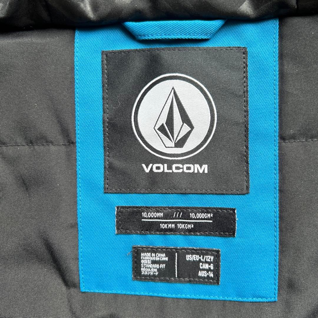 volcomスノーウェア着用３回　 キッズL US１２　 上下セット