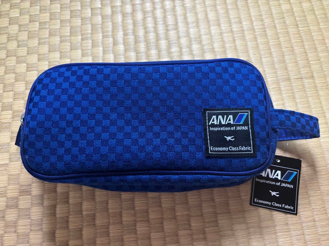 【未使用】ANAオリジナルEconomyClassFabric ガジェットポーチ