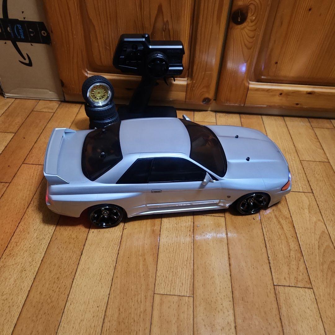 ■専用■　タミヤ ドリフト ラジコン フルセット　TT01　　スカイラインボディ