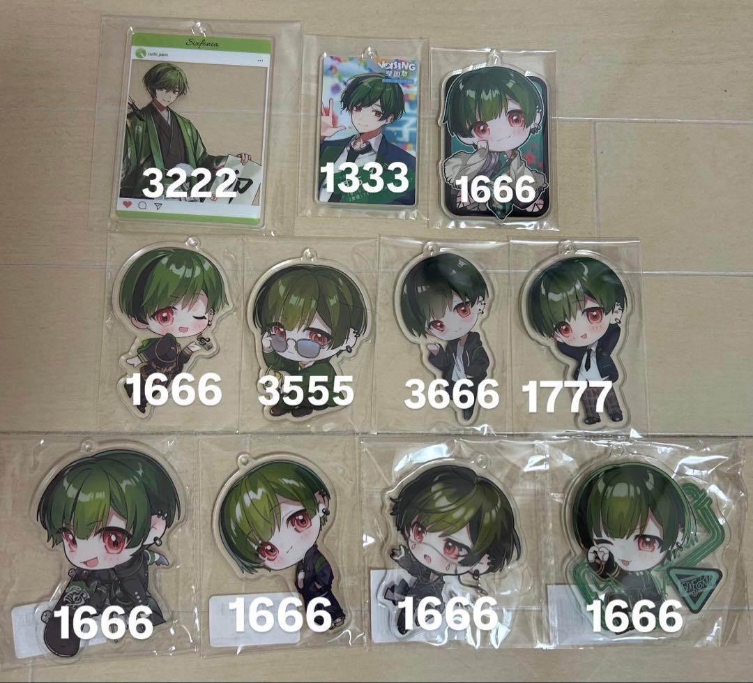 シクフォニ アクリルキーホルダー アクキー すち