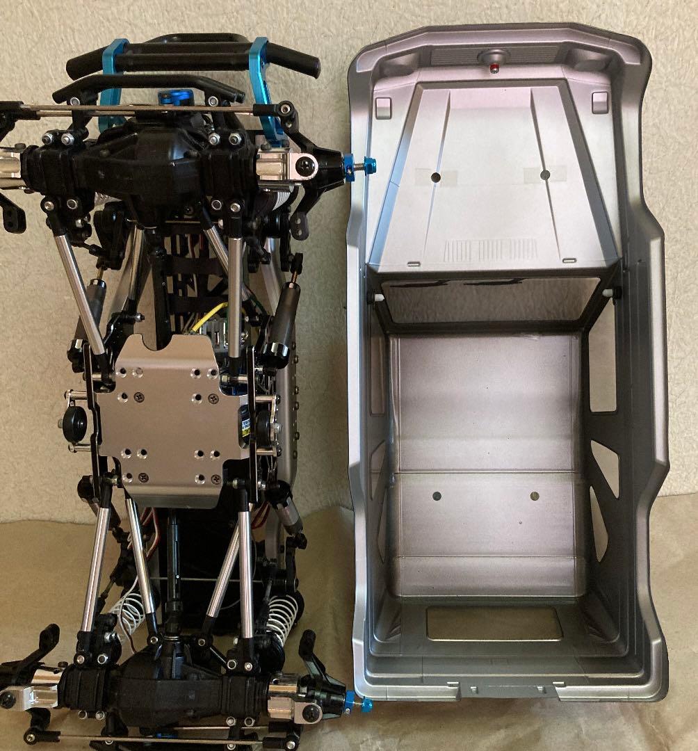 【完成品】タミヤ電動RC CR-01シャーシ　ベンツG320ボディセット